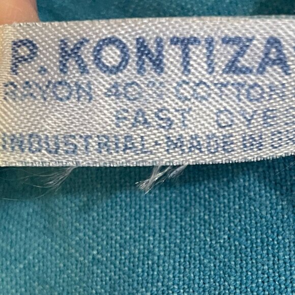 Greek Bohemian Cottagecore Blue Maxi Dress Ethnic Embroidered Prairie Festival - Picture 3 of 14